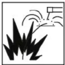 Simple black-and-white illustration of a grassy field with a water spray bottle (no text or symbols)