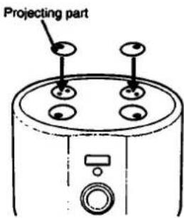 Projecting part