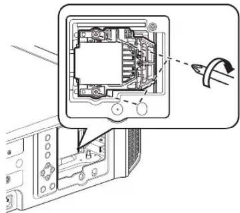 Diagram showing a computer monitor internal structure with a pencil inserted, no text or symbols present