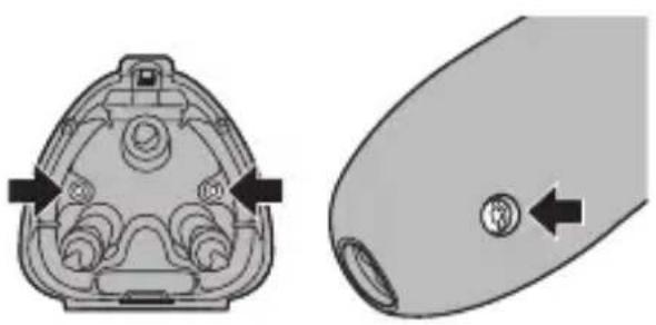 PHILIPS AquaTouch AT754 - 充電池の取り外し方 - 1