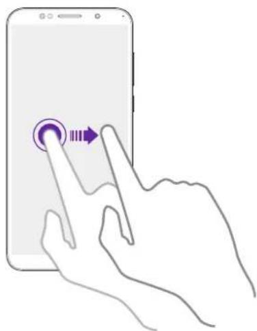 Illustration of a hand pressing a button on a smartphone screen (no text or symbols)