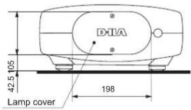 D-1A 42.5 105 198 Lamp cover