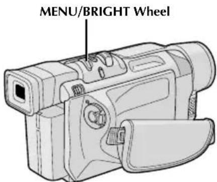 MENU/BRIGHT Wheel