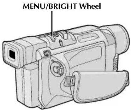 MENU/BRIGHT Wheel