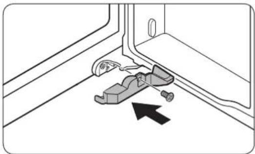 Diagram showing a car seatbelt mechanism inside a vehicle, with an arrow indicating direction (no text or symbols present)