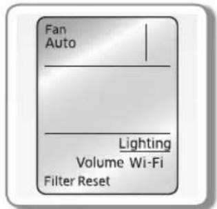 Fan Auto Lighting Volume Wi-Fi Filter Reset