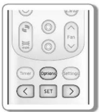 Options Timer Settings SET >