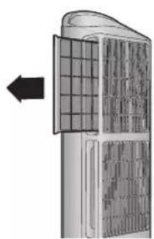 Diagram of a solar panel structure with an arrow indicating direction (no text or symbols present)