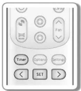 Timer Options Settings SET