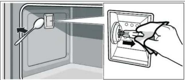 BOSCH HDS8045U - Pour changer l'ampoule : - 1