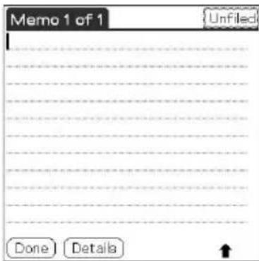 Memo 1 of 1 Unfiled Done Details