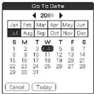 Go To Date ← 20° Jan Feb Mar Apr-May Jun Jul Aug Sep Oct Nov Dec S M T W T F S 1 2 3 (4) 5 6 7 8 9 10 11 12 13 14 15 16 17 18 19 20 21 22 23 24 25 26 27 28 29 30 31 Cancel Today