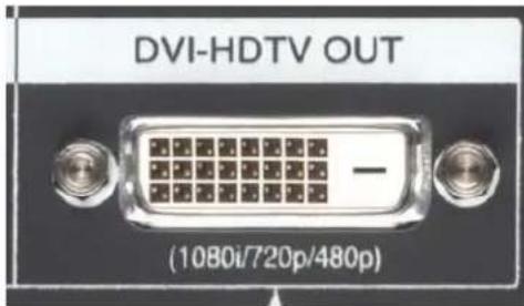 DVI-HDTV OUT (1080i/720p/480p)