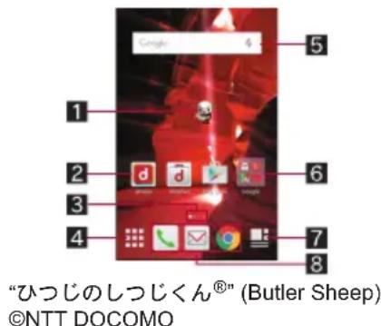 "ひつじのしつじくん®" (Butler Sheep) ©NTT DOCOMO