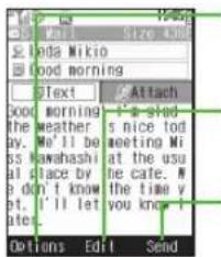 Good morning Text Attach Good morning the weather by. We'll be lessawahashi at place by. I don't know that. I'll let you know it later. Options Edit Send