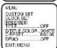 SAMSUNG SC-L710 - Selecting a Language and Setting a Title - 4