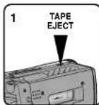 SAMSUNG SC-L710 - Inserting and Ejecting a Cassette - 1