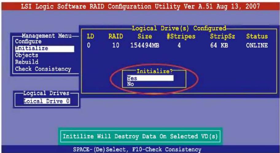 ASUS RS120-E5/PA2 - 使用 Initialize 命令设置 - 3