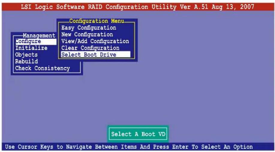 ASUS RS120-E5/PA2 - 从 RAID 设置中选择开机磁盘 - 1