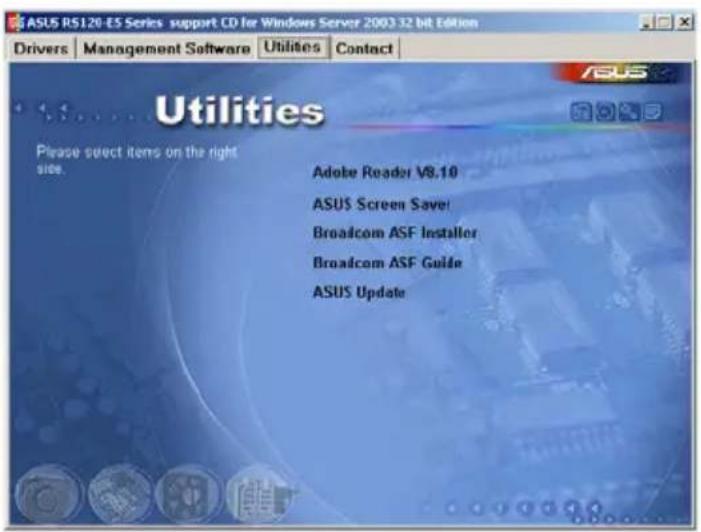 ASUS RS120-E5/PA2 - 驱动程序主菜单 - 4