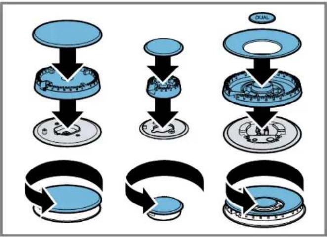 graph TD A["Initial Component"] --> B["Step 1: Internal Ring"] B --> C["Step 2: Internal Ring"] C --> D["Step 3: Dual Ring"] D --> E["Final Component"] subgraph Step 1 F["Bottom Left Side"] G["Bottom Middle Side"] H["Bottom Right Side"] end subgraph Step 2 I["Bottom Left Side"] J["Bottom Middle Side…