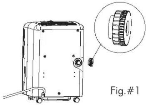 Technical line drawing of a mechanical device with an inset showing a gear mechanism (no text or symbols)