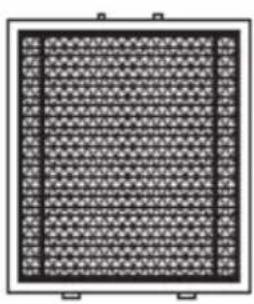 Pure diagram of a grid pattern with no text, numbers, or symbols