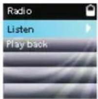 Radio Listen Play back