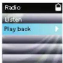 Radio Listen Play back