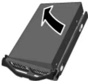 Black hard drive with white arrow pointing up, no visible text or symbols