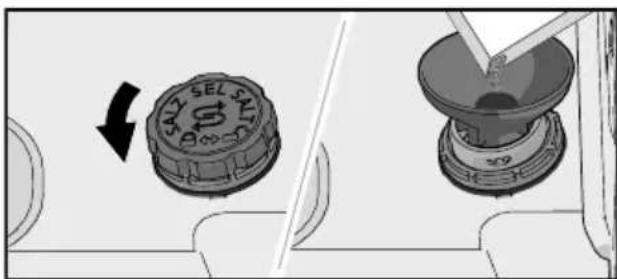 Diagram showing a mechanical component with a circular component and a rotating arrow, no text or symbols present.