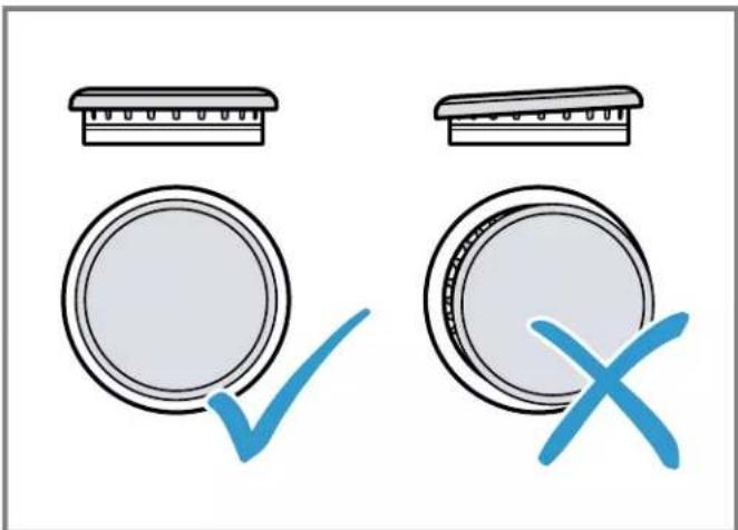 BOSCH HDS8055U - Positionnement du chapeau et de la base du brûleur - 2