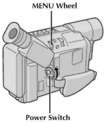 MENU Wheel Power Switch