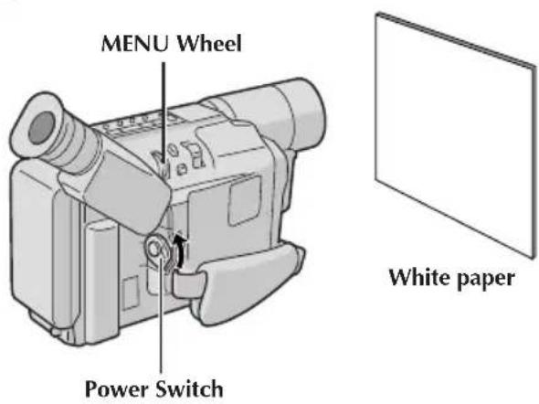 MENU Wheel Power Switch White paper