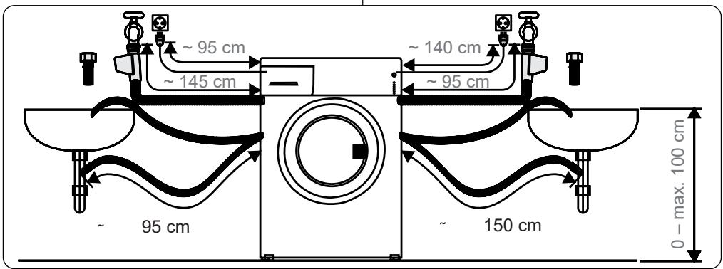 CECOTEC Bolero Dresscode 850 Bi Inverter Steel A - Connexió de mànega d'entrada d'aigua - 2