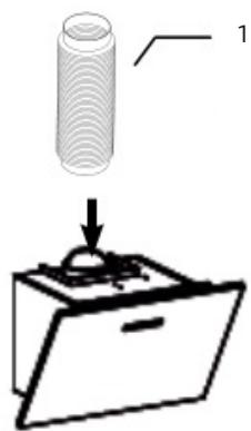 CECOTEC Bolero Flux Dt 908000 Glass A - Instalar o exaustor: - 4