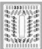 CANDY CDF8 825 - S - Košík na příbory (obr. 3) - 1