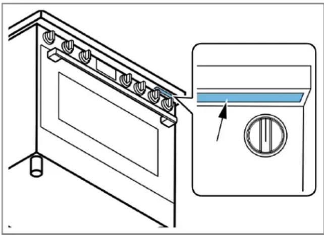 Diagram showing a kitchen appliance with labeled parts and a zoomed-in view of the lid area.