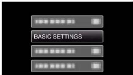 BASIC SETTINGS