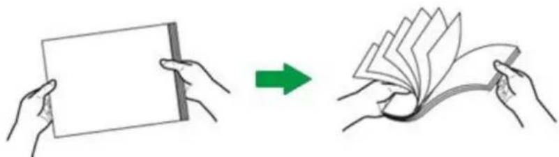 Illustration showing a hand holding a blank sheet and then folding a folded paper with visible leaf patterns (no text or symbols)