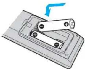 Diagram of a battery holder with a switch and battery, no text or symbols present