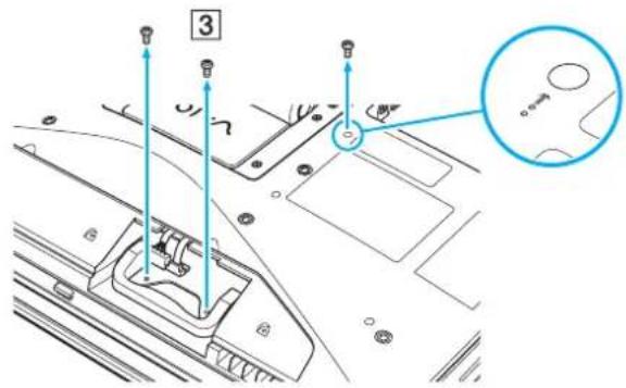 Technical diagram showing a mechanical component with labeled parts and a magnified inset view highlighting a specific feature.