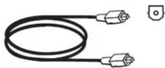 Simple line drawing of a black cable with two connectors and a small icon (no text or symbols)