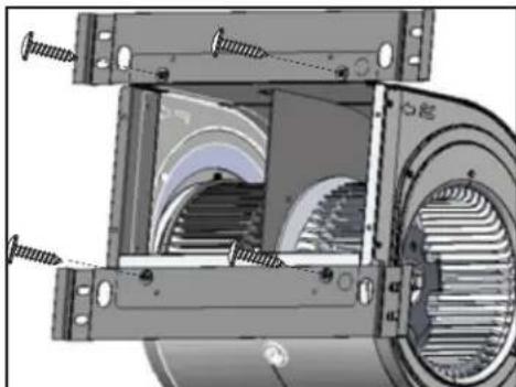 Mechanical assembly diagram showing gear and shaft components (no text or symbols)