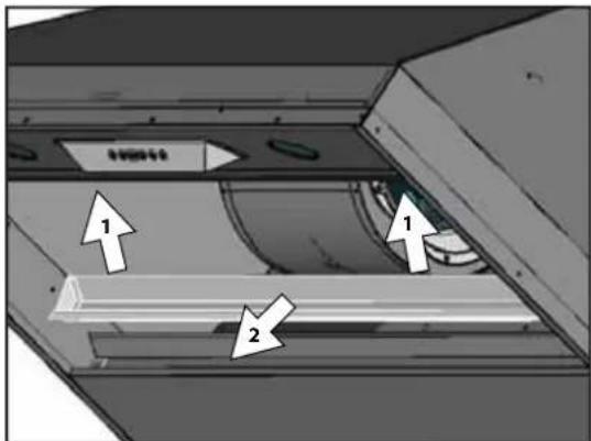 Technical diagram showing labeled components of a mechanical or electronic device with numbered annotations