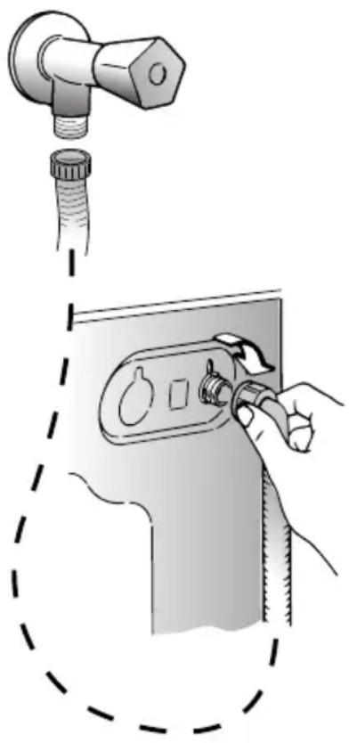 Diagram showing a hairdryer tool and its application on a device panel, with Chinese labels.