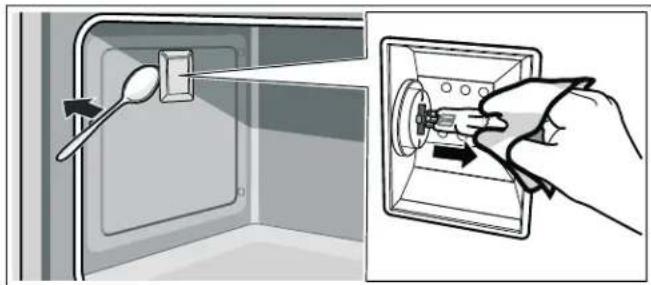 BOSCH HDS8645U - Pour changer l'ampoule : - 1