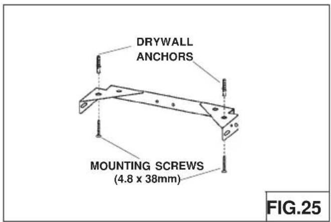 DRYWALL ANCHORS MOUNTING SCREWS (4.8 x 38mm) FIG.25