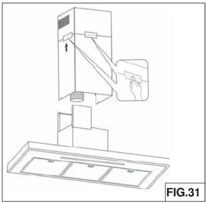 Technical line drawing of a mechanical assembly with no visible text or symbols