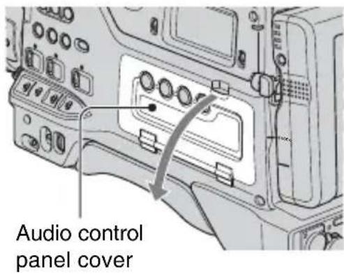 Audio control panel cover